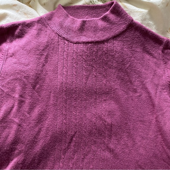 Magenta Turtleneck - Picture 2 of 2